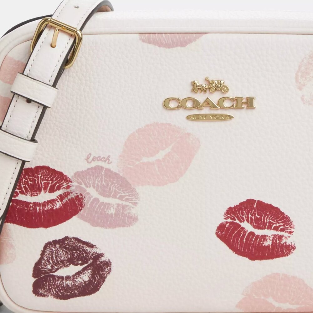 NWT Coach CZ935 Jamie Camera Bag Leather Crossbody With Lips Print *Sealed* - Picture 9 of 9